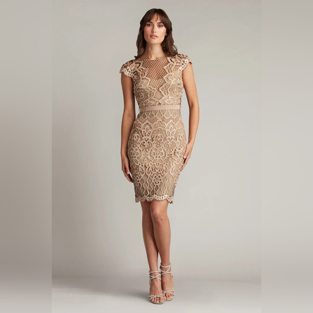 MIRANDA SEQUIN EMBROIDERED DRESS